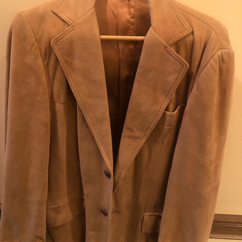 COPY - London Fog Suede Jacket or Blazer- size 42.